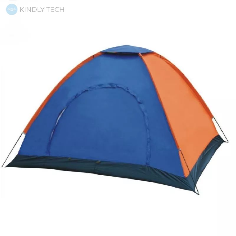 Палатка кемпинговая 3-х местная синяя (2х1.5м.)