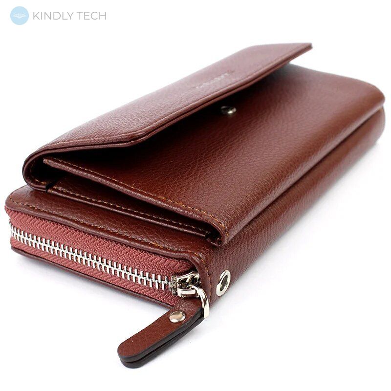 Чоловічий гаманець-клатч Baellerry 5515 Світло-коричневий