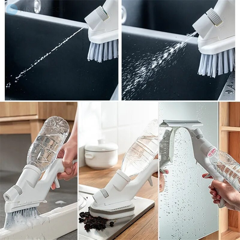 Щётка для уборки 4в1 с распылителем Water Spray Cleaning Kits