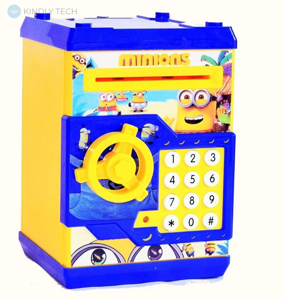 Электронная копилка, сейф "Миньон" для детей с кодовым замком