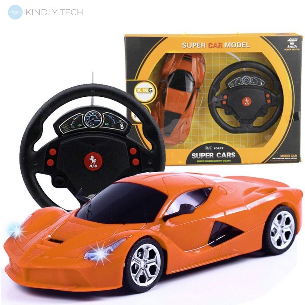 Машинка на радіокеруванні Super Cars 19 см - orange
