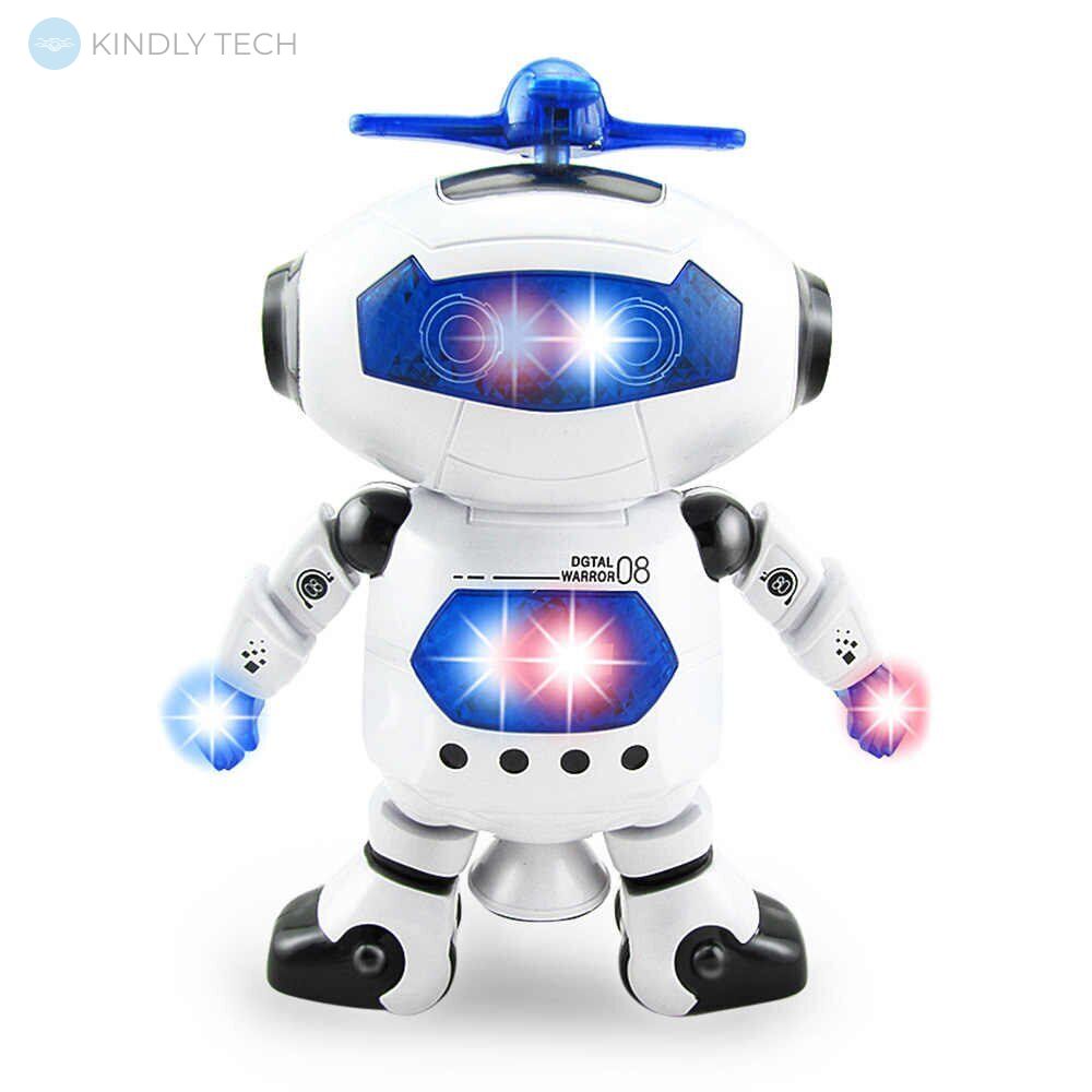 Інтерактивний танцюючий робот Lezhou Toys Dancing Robot 99444 Білий