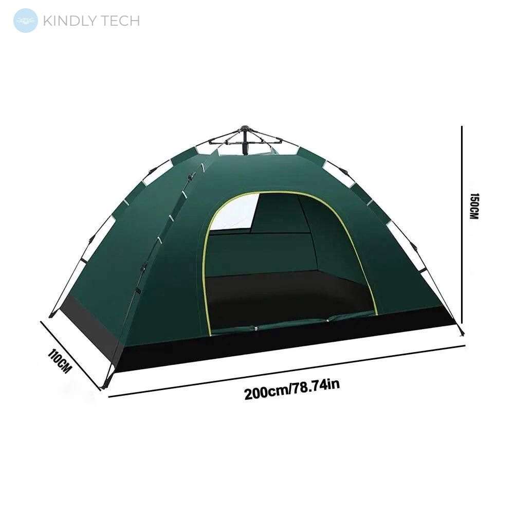 Туристическая автоматическая палатка 1680 2-х местная