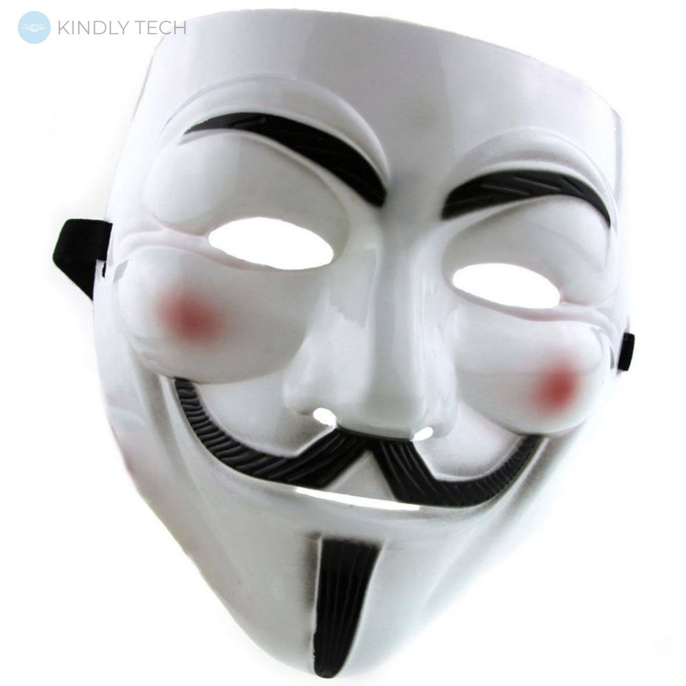 Маска Гая Фокса классическая карнавальная Anonymous