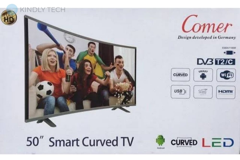 Телевизор COMER 50" Smart FHD-W (E50DM1200)