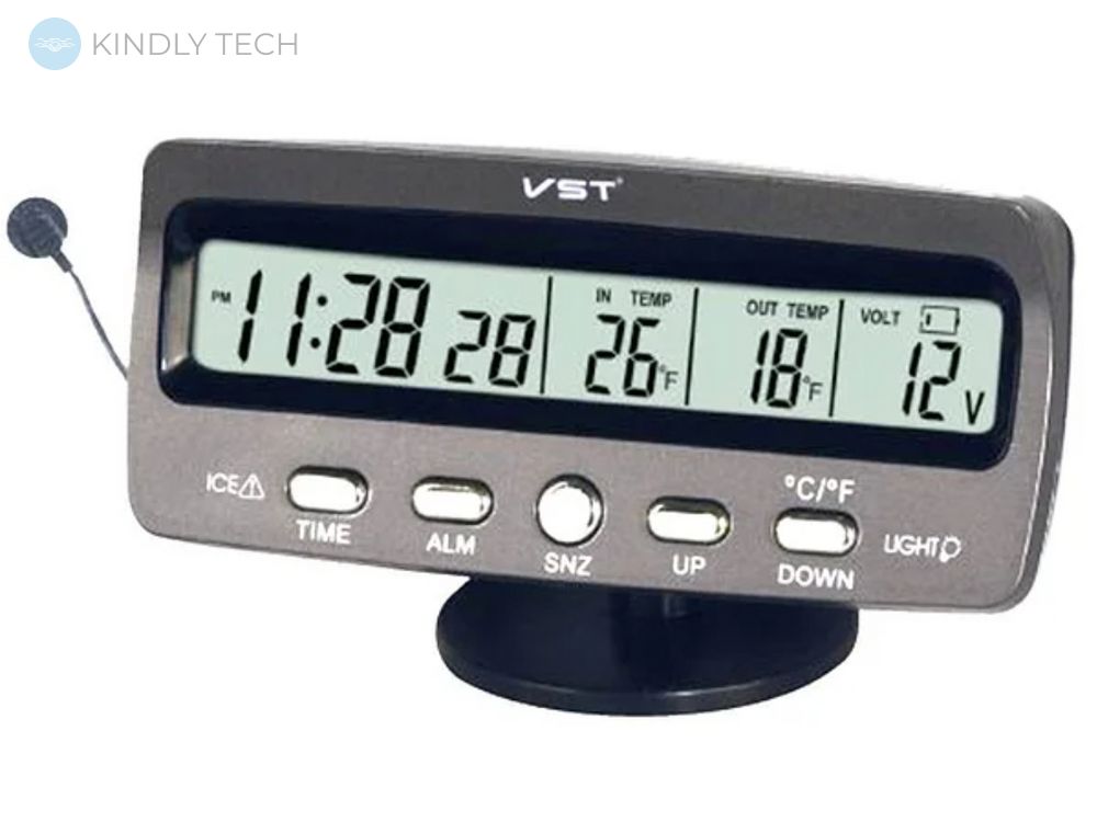 Годинник автомобільний VST-7045