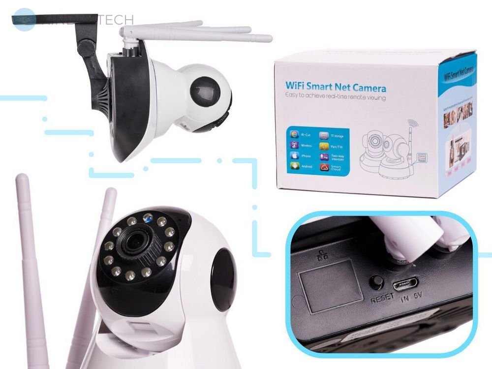 Камера видеонаблюдения WIFI Smart Camera Q5S-2.0MP V380 PRO