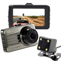 Автомобільний відеореєстратор FULL HD DVR-T666G+ з камерою заднього виду