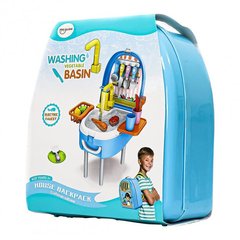 Детский игровой набор для мытья овощей с водой Washing vegetable basin Рюкзак-раковина
