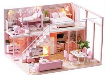 3D Румбокс Двоповерхова вілла Meeting Your Sweet DIY Dollhouse
