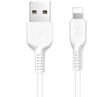 Кабель для подзарядки телефона Lightning Apple HOCO X20 2A (2 м), Белый