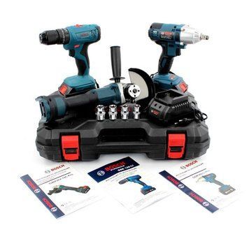 Набір 3в1 Bosch &mdash; Перфоратор GBH 2‑26 DRE + Болгарка GWS 850 CE PRO (&Oslash;125 мм) + Дриль GSB 13 RE
