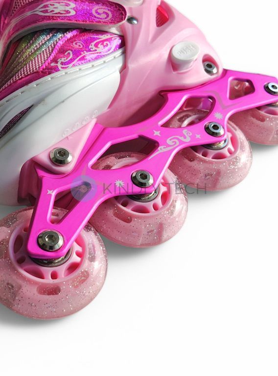 Ролики CT Barbie 602, M (35-38), Рожевий