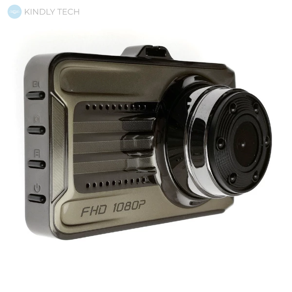 Автомобильный видеорегистратор FULL HD DVR-T666G+ с камерой заднего вида
