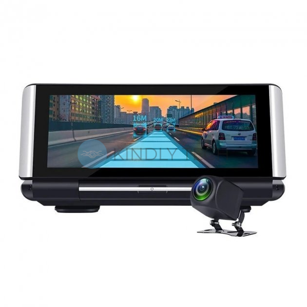 Відеореєстратор із камерою заднього вигляду DVR K6 3G Android 5.1 на торпеду, екран 7", Bluetooth, GPS навігатор