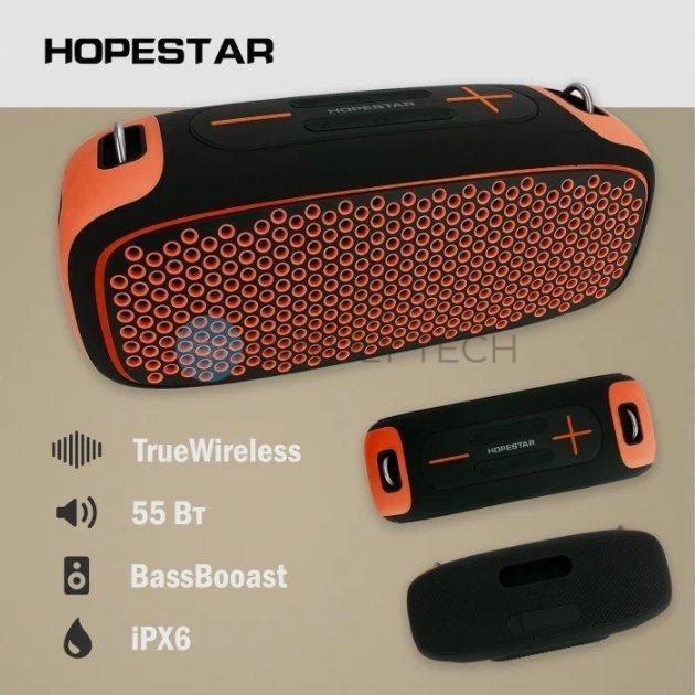 Портативна bluetooth колонка Hopestar A30 orange