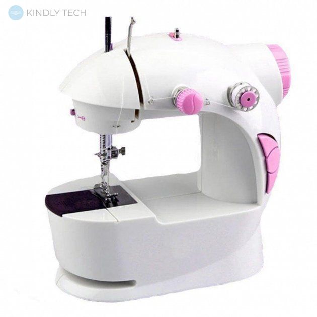 Швейна машинка з блоком живлення та педаллю 4в1 Mini Sewing Machine FHSM-201