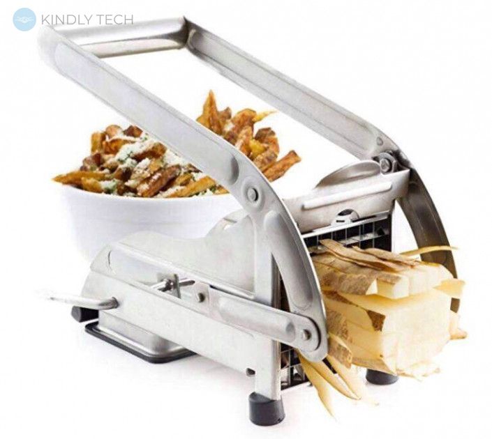 Картофелерезка для нарезания картофеля фри и вареных овощей c двумя ножами Potato Chipper