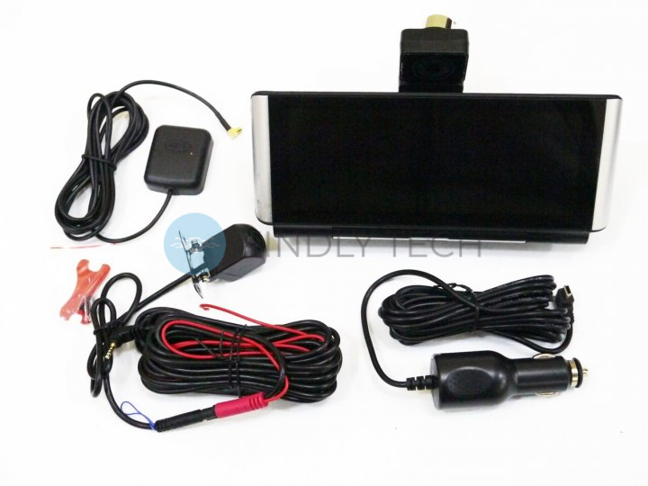 Відеореєстратор із камерою заднього вигляду DVR K6 3G Android 5.1 на торпеду, екран 7", Bluetooth, GPS навігатор