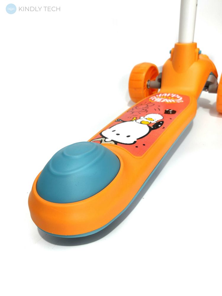Детский самокат Scooter Happy Year 616-3, Оранжевый