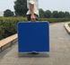Розкладний стіл валізу Folding Table для пікніка зі стільцями 120х60х70 / 55 Синій