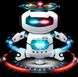 Интерактивный танцующий робот Lezhou Toys Dancing Robot 99444 Белый