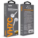 Дротові навушники з мікрофоном Type C &mdash; Veron VH7C ; HI-FI Audio &mdash; White