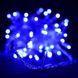 Гірлянда &laquo;Нитка&raquo; RD-7052, 100 LED, 3 м, синє світіння, білий провід, вулична