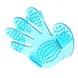 Силиконовая перчатка щётка для вычесывания животных Pet Wash Brush
