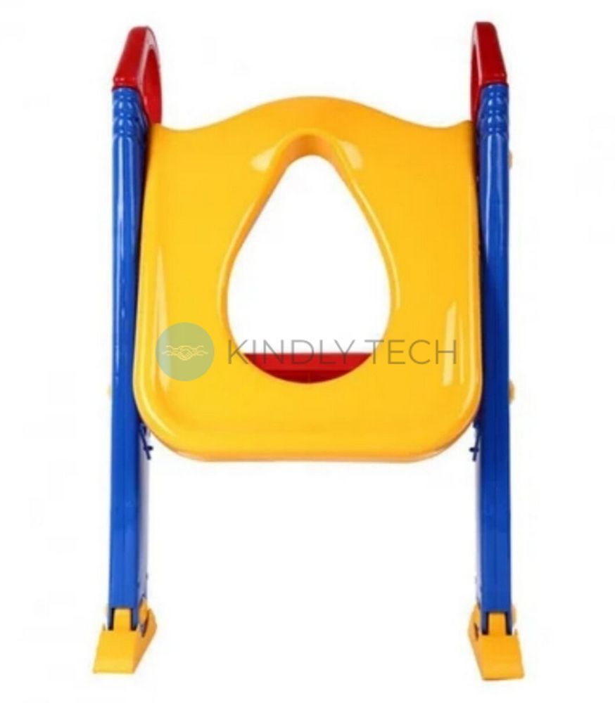 Дитяче сидіння на унітаз зі сходинкою і ручками Childr Toilet Trainer