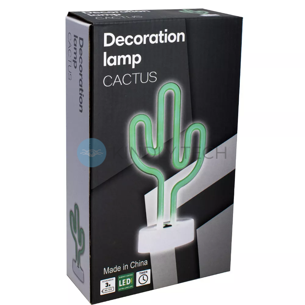 Ночной неоновый светильник &mdash; Neon Amazing &mdash; Cactus