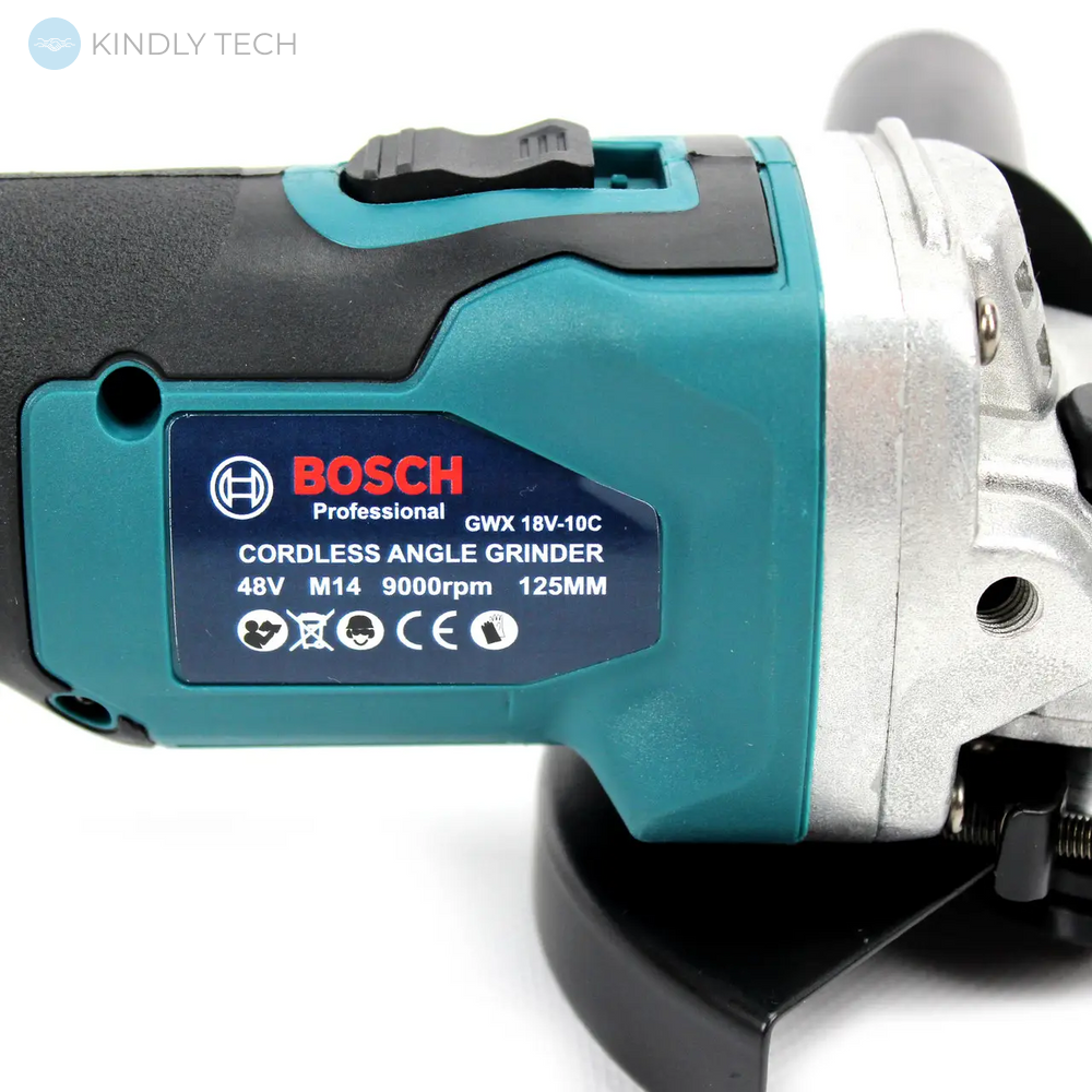Аккумуляторная болгарка Bosch GWX 48V-10C ( 48V, Ø125 мм)