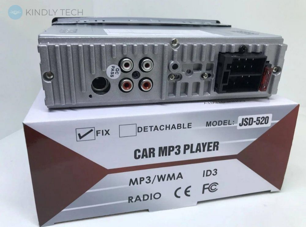 Автомагнітола 1DIN MP3 520BT RGB/Bluetooth