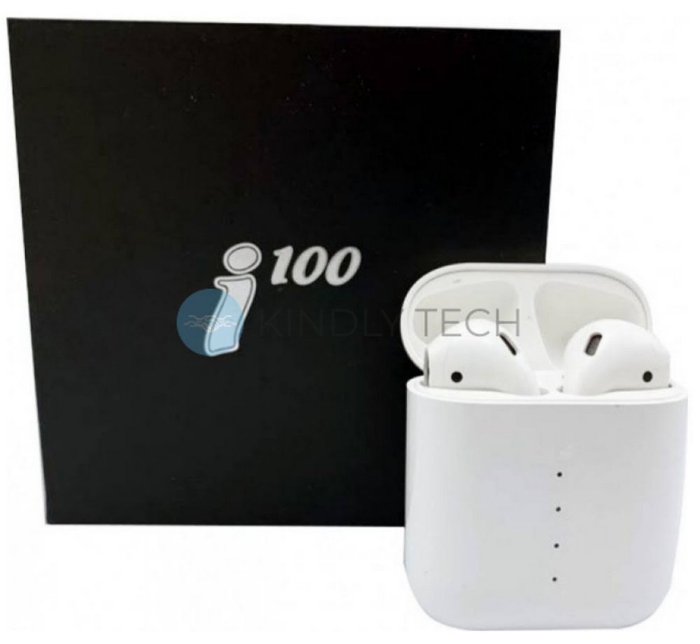 Бездротові Bluetooth навушники l100 TWS, White