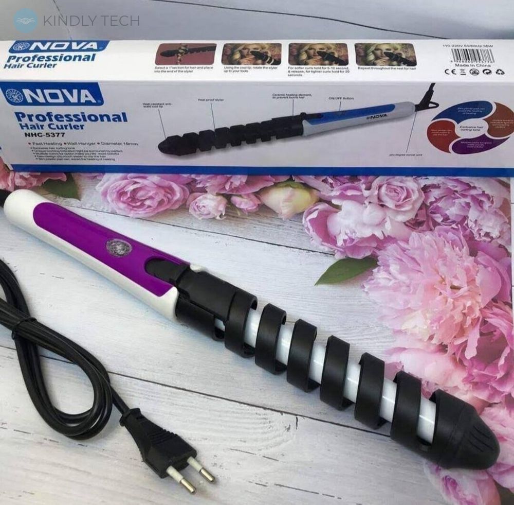 Спіральна плойка Nova NHC-5377 для укладки волосся