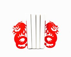 Тримачі для книг «Китайські дракони», Червоний