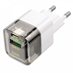 Зарядное устройство Home Charger | 30W | PD | QC3.0 — Hoco C131A — Transparent Black