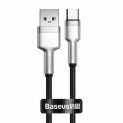 Кабель USB C 66W (0.25m) — Baseus (CAKF000001) Cafule Series Metal — Black