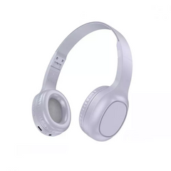 Накладні Bluetooth навушники Hoco W46 — Light Blue Gray