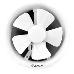 Вытяжной вентилятор LEXICAL LVF-7601 настенный, для ванной комнаты и кухни 12Вт