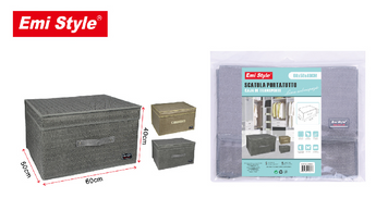 Ящик для зберігання Emi Style 8500807 тканинний на липучці, в асортименті
