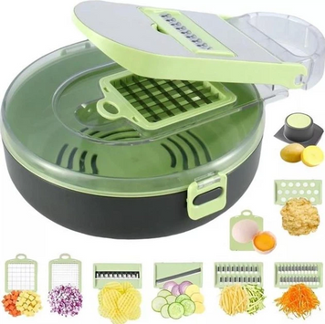 Овочерізка-слайсер Vegetable Cutter 9 в 1 з контейнером