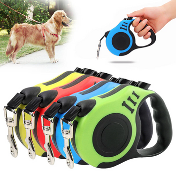 Автоматический выдвижной поводок для собак Retractable dog leash (3 м.)