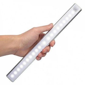 LED світильник 50 см, бездротовий акумуляторний з датчиком руху, 36 LED