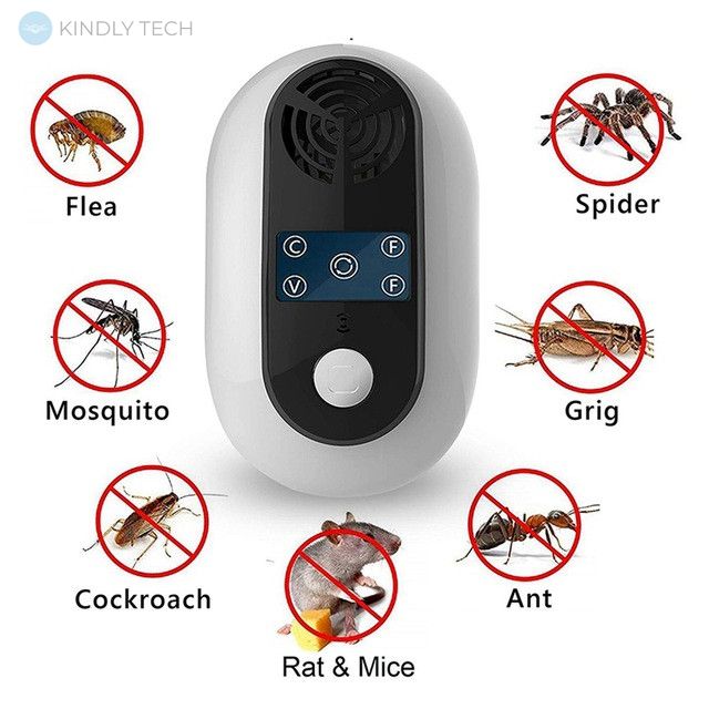 Ультразвуковий електронний відлякувач комарів, мишей, щурів, тарганів Pest Reject