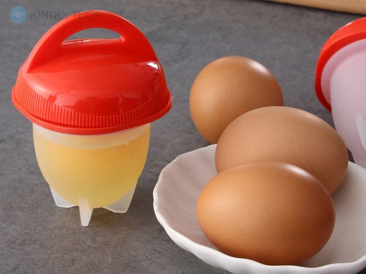 Набор силиконовых формочек (6 шт.) для варки яиц без скорлупы Egg Boil