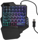 Проводная игровая клавиатура с подсветкой Usb левая игровая мини-клавиатура NACODEX RM-01