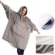 Плед з капюшоном Huggies Ultra Plush Blanket Hoodie Сірий