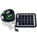 Туристична лампа Solar light system GD-P20 + сонячна панель 2400 mAh