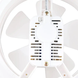 Витяжний вентилятор LEXICAL LVF-7601 настінний, для ванної кімнати та кухні 12Вт